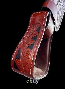 Western Pleasure Trail Saddle Horse Tooled Leather Used Tack Set 15 Sqhb