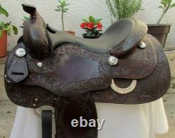 Western Pleasure Trail horse Co Reining Saddle 16 / All Sizes