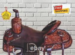 Western Ranch Horse Saddle Premium Leather Handmade with Tack Set Free shipping Western Ranch Horse Saddle Premium Leather Handmade with Tack Set Free shipping