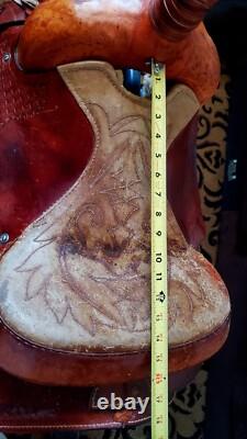 Western Ranch Saddle 14.5 seat 7 gullet