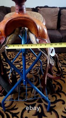 Western Ranch Saddle 14.5 seat 7 gullet