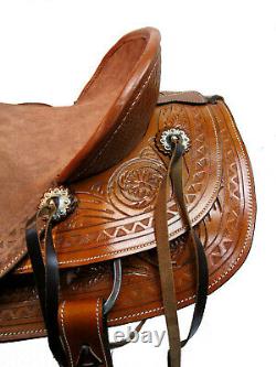 Western Roping Saddle 16 17 18 Ranch Wade Pleasure Horse Leather Used Tack Set