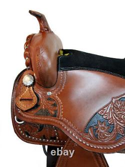 Western Saddle 15 16 17 18 Pleasure Horse Barrel Racing Cowboy Trail Used Tack