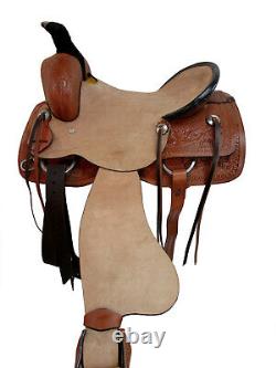 Western Saddle 15 16 17 18 Pleasure Ranch Roping Used Leather Roper Horse Tack