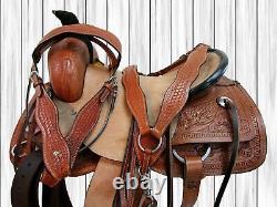 Western Saddle 15 16 17 18 Pleasure Ranch Roping Used Leather Roper Horse Tack