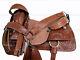 Western Saddle 15 16 17 18 Pleasure Trail Tooled Leather Used Barrel Tack Set