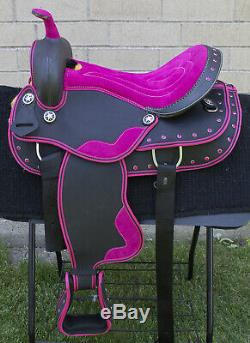 Western Saddle 16 Beautiful Pleasure Trail Barrel Racing Horse Tack Used