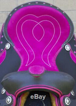 Western Saddle 16 Beautiful Pleasure Trail Barrel Racing Horse Tack Used