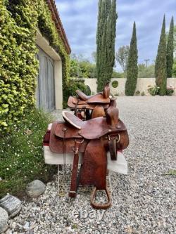 Western Saddle 16, Skirt Front To back Length 26 Southwest Saddlery