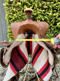 Western Saddle 16, Skirt Front To back Length 26 Southwest Saddlery
