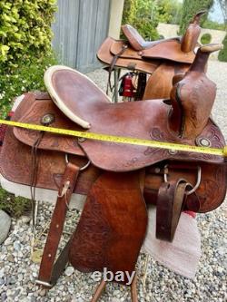 Western Saddle 16, Skirt Front To back Length 26 Southwest Saddlery
