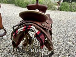 Western Saddle 16, Skirt Front To back Length 26 Southwest Saddlery