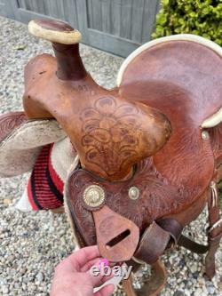 Western Saddle 16, Skirt Front To back Length 26 Southwest Saddlery