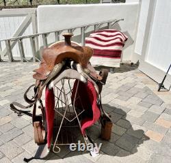 Western Saddle 16, Skirt Front To back Length 26 Southwest Saddlery