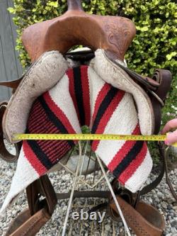 Western Saddle 16, Skirt Front To back Length 26 Southwest Saddlery