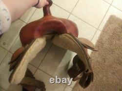 Western Saddle 17 Hand Made