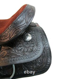 Western Saddle Barrel Show Pleasure Horse Trail Used Leather Tack 15 16 17 18