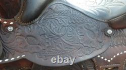 Western Saddle Hand Tooled Vintage Circle Y (Broken Tree Circle Y Can Repair)
