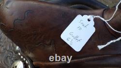 Western Saddle Hand Tooled Vintage Circle Y (Broken Tree Circle Y Can Repair)