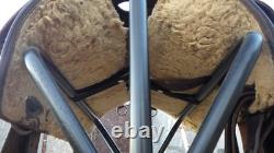 Western Saddle Hand Tooled Vintage Circle Y (Broken Tree Circle Y Can Repair)