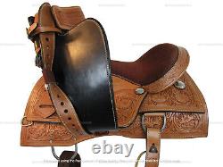 Western Saddle Horse Barrel Racing Pleasure Used Leather Tack Set 15 16 17 18