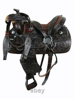 Western Saddle Horse Pleasure Barrel Racing Trail Leather Used Tack 15 16 17 18