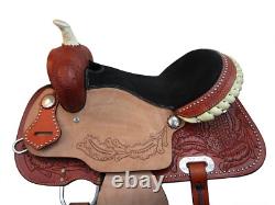 Western Saddle Horse Pleasure Barrel Racing Trail Leather Used Tack Set 15 16 17