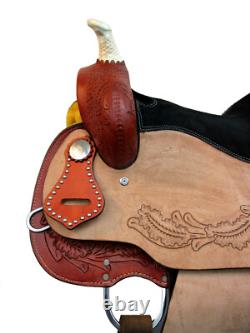 Western Saddle Horse Pleasure Barrel Racing Trail Leather Used Tack Set 15 16 17