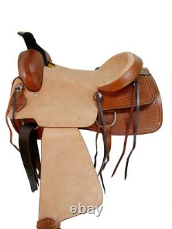 Western Saddle Horse Trail Pleasure Rough Out Hard Seat Horse Used 15 16 17 18