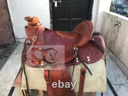 Western Saddle Horse Wade Tree A Fork Western Premium Leather Work free ship