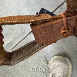Western Saddle Leather Saddle 17 x 21 See Pics