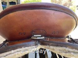 Western Saddle Morgan's Saddlery- Medium Oil Leather, pleasure saddle