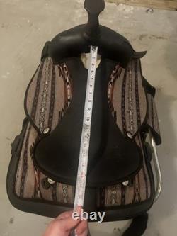 Western Saddle Never Used and Comes with Saddle Stand Made In USA