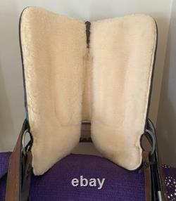 Western Saddle Package Complete Medium Oil withPurple Accents 16 Seat