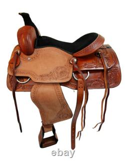 Western Saddle Roping Ranch Roper Pleasure Horse 15 16 17 18 Used Leather Tack