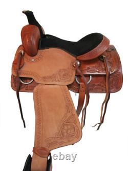 Western Saddle Roping Ranch Roper Pleasure Horse 15 16 17 18 Used Leather Tack