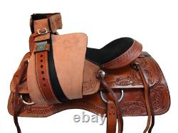 Western Saddle Roping Ranch Roper Pleasure Horse 15 16 17 18 Used Leather Tack