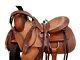 Western Saddle Roping Roper Horse Ranch Used Tooled Leather Tack Set 15 16 17 18