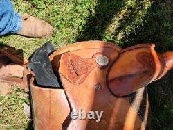 Western Saddle Rounded 15in No Brand
