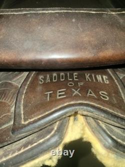 Western Saddle Saddle King of Texas 15in seat