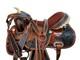 Western Saddle Trail Horse Barrel Racing Pleasure Used Leather Tack 15 16 17 18