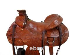 Western Saddle Trail Horse Hard Seat A Fork Wade Style Used Tack Set 15 16 17