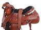 Western Saddle Trail Horse Pleasure Floral Tooled Leather Used Tack 15 16 17 18