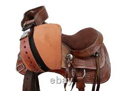 Western Saddle Used Horse Pleasure Kids Trail Leather Pleasure Roping Tack 12 13