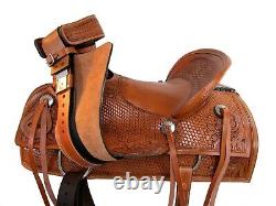 Western Saddle Used Horse Pleasure Trail Roping Ranch Wade Tack Set 15 16 17 18