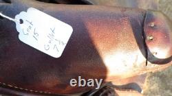 Western Saddle Vintage Bonanza Big Horn 15 Ranch Well Used, Lasting Well