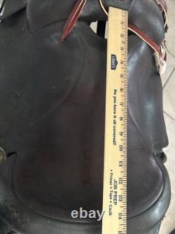 Western Saddle Vintage Nice All Leather Fittings Well Made