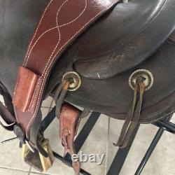 Western Saddle Vintage Nice All Leather Fittings Well Made
