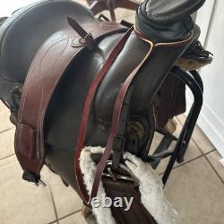 Western Saddle Vintage Nice All Leather Fittings Well Made