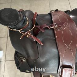 Western Saddle Vintage Nice All Leather Fittings Well Made